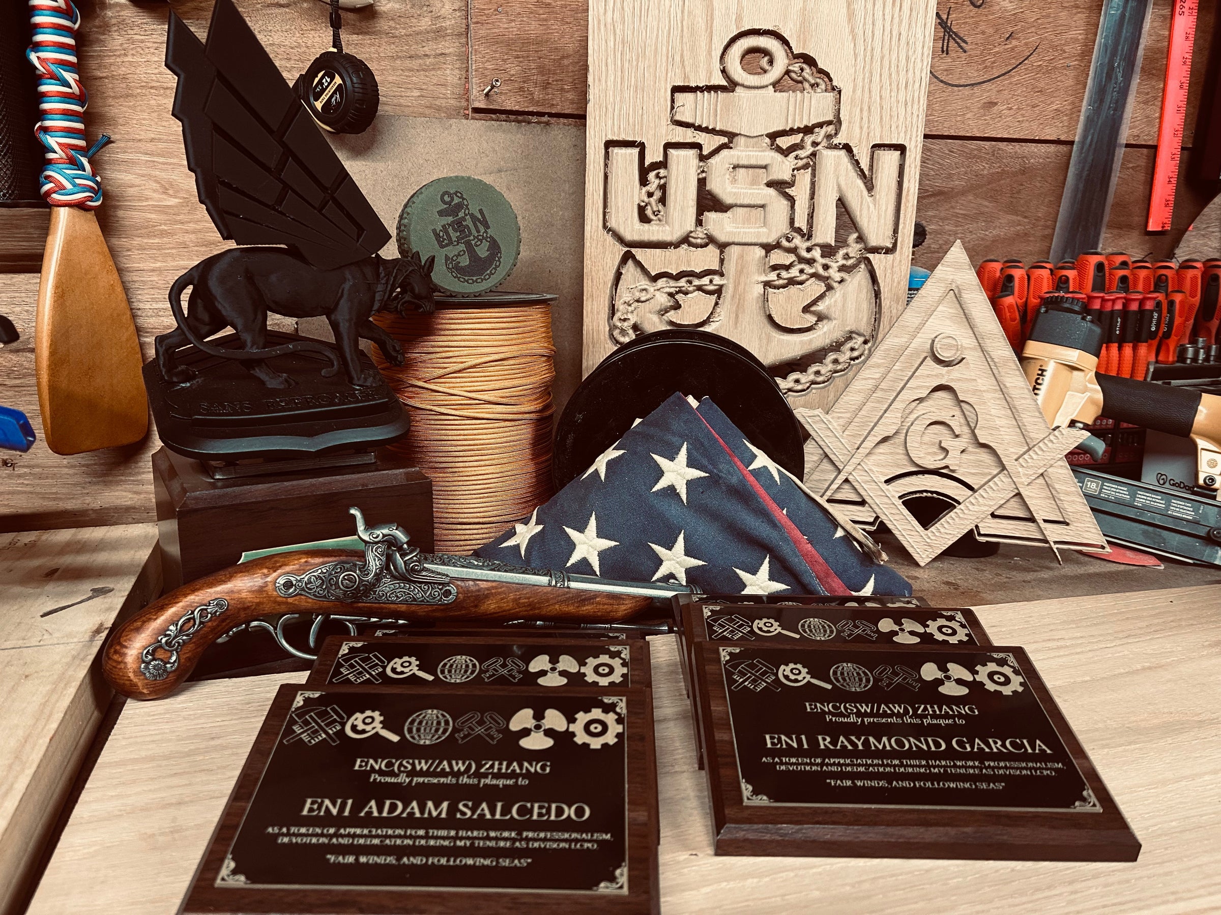 Woodwork and Engraving