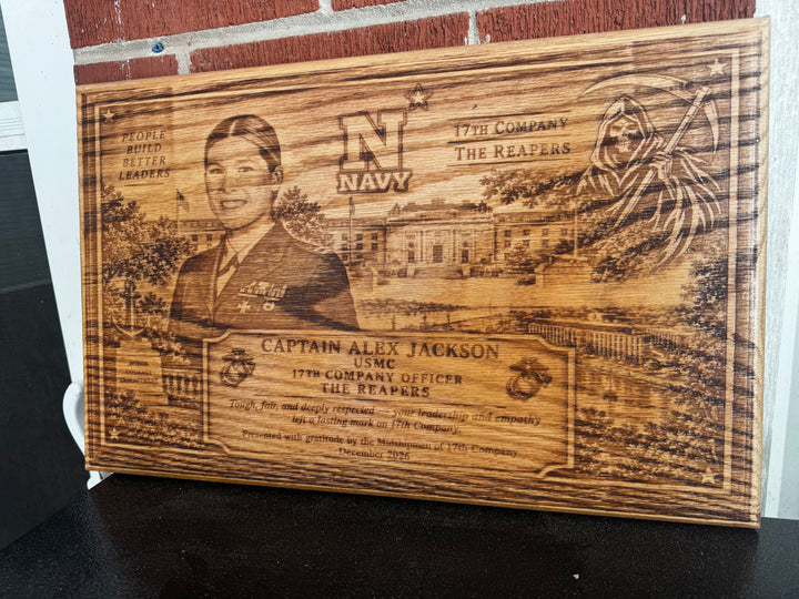 Custom (send in your picture) Engraved Live Edge Portrait $49.99 + Free Shipping