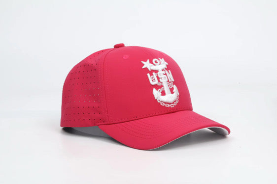 No.108 ***PRE-ORDER*** available 01OCT26 for delivery|Premium Pink CPO|SCPO|MCPO|white Embroidery| Laser Vented Snapback|$34.99| Free Shipping