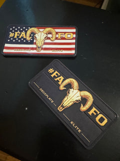FAFO Patch set 2”x4” morale patches with Velcro back | $14.99 | Free Shipping