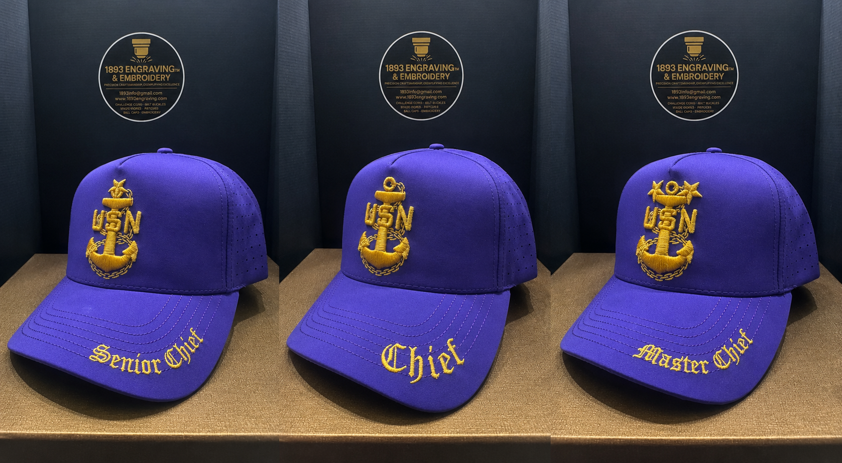 No.12 Premium Purple CPO, SCPO & MCPO Embroidered Snapback | $34.99 | Free Shipping