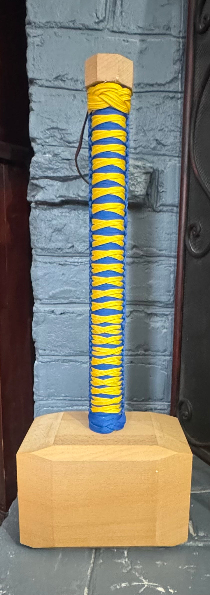 Thors Hammer- Wood With Free 2x4 Metal Custom Engraving (Silver/Gold/Gunmetal Grey) + Free Shipping