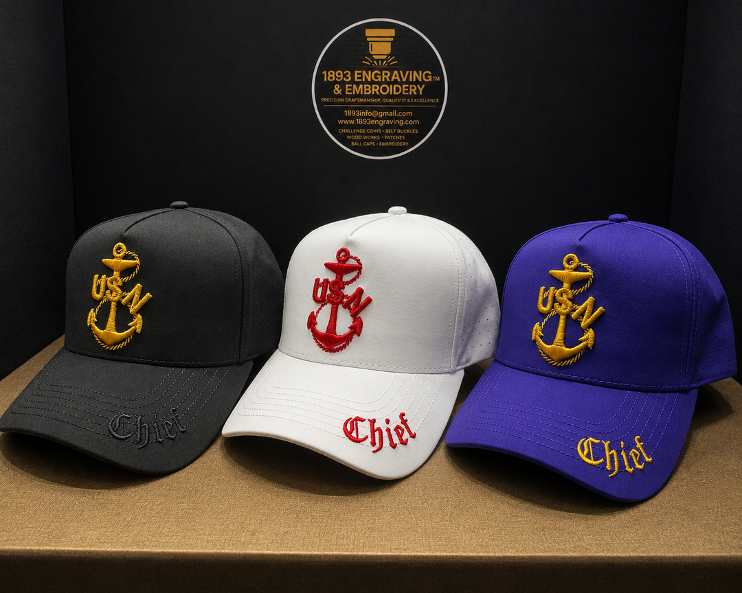 No.619 Premium Mid-Profile Chief Heritage Anchor Snapback Vented | Everyday Cap | Embroidered Brim FAT CHIEF PERFORMANCE package $99.99 | Free Shipping