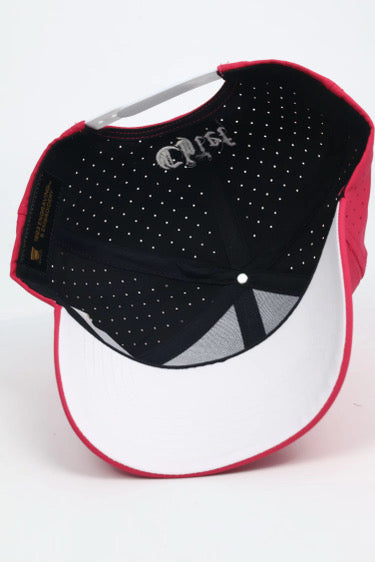 No.108 ***PRE-ORDER*** available 01OCT26 for delivery|Premium Pink CPO|SCPO|MCPO|white Embroidery| Laser Vented Snapback|$34.99| Free Shipping