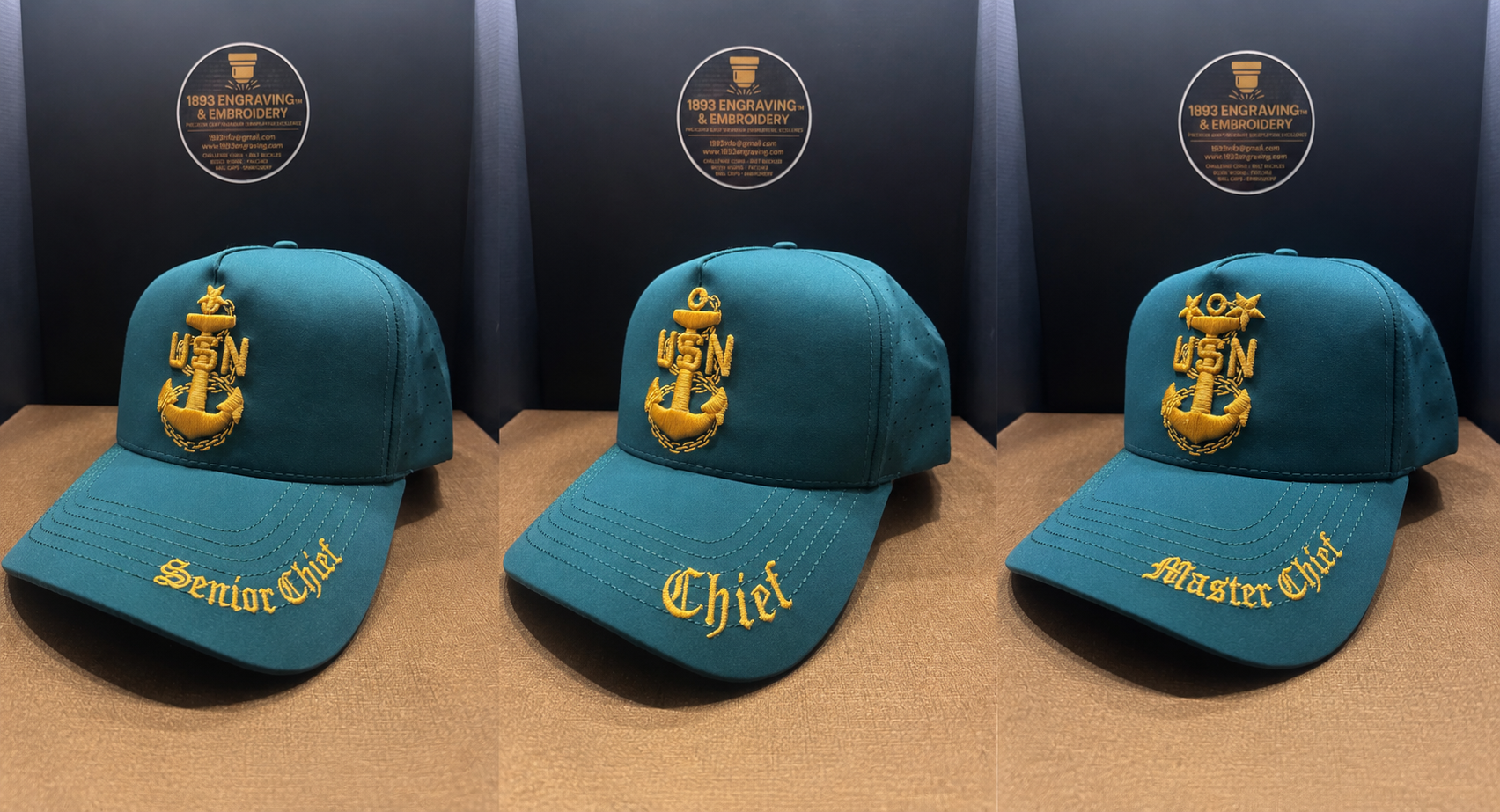 No.30 Premium Green CPO | SCPO | MCPO | Gold Embroidery Snapback | $34.99 | Free Shipping