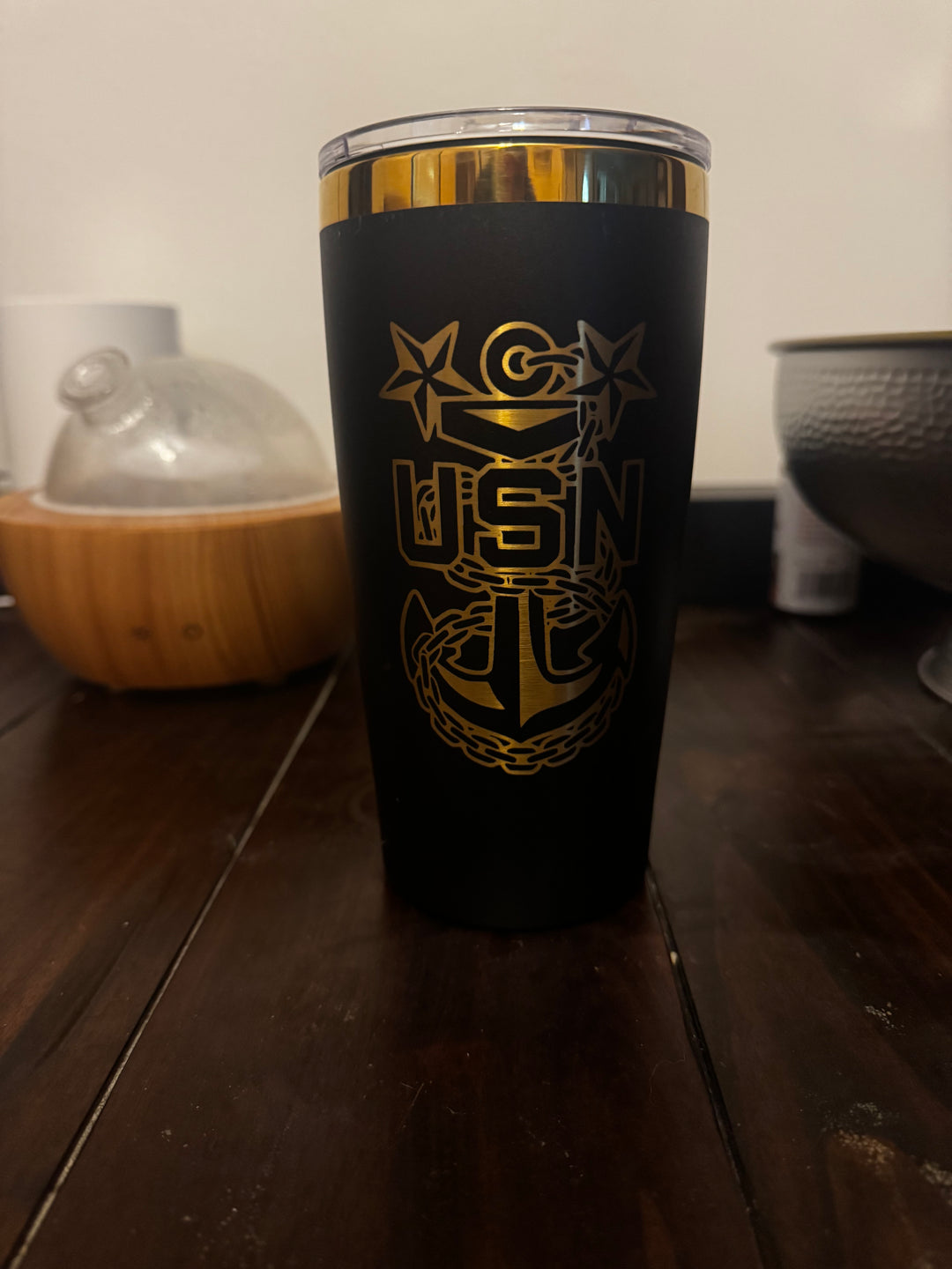 20 Ounce Tumbler Gold Engraved|$29.99|Free Shipping