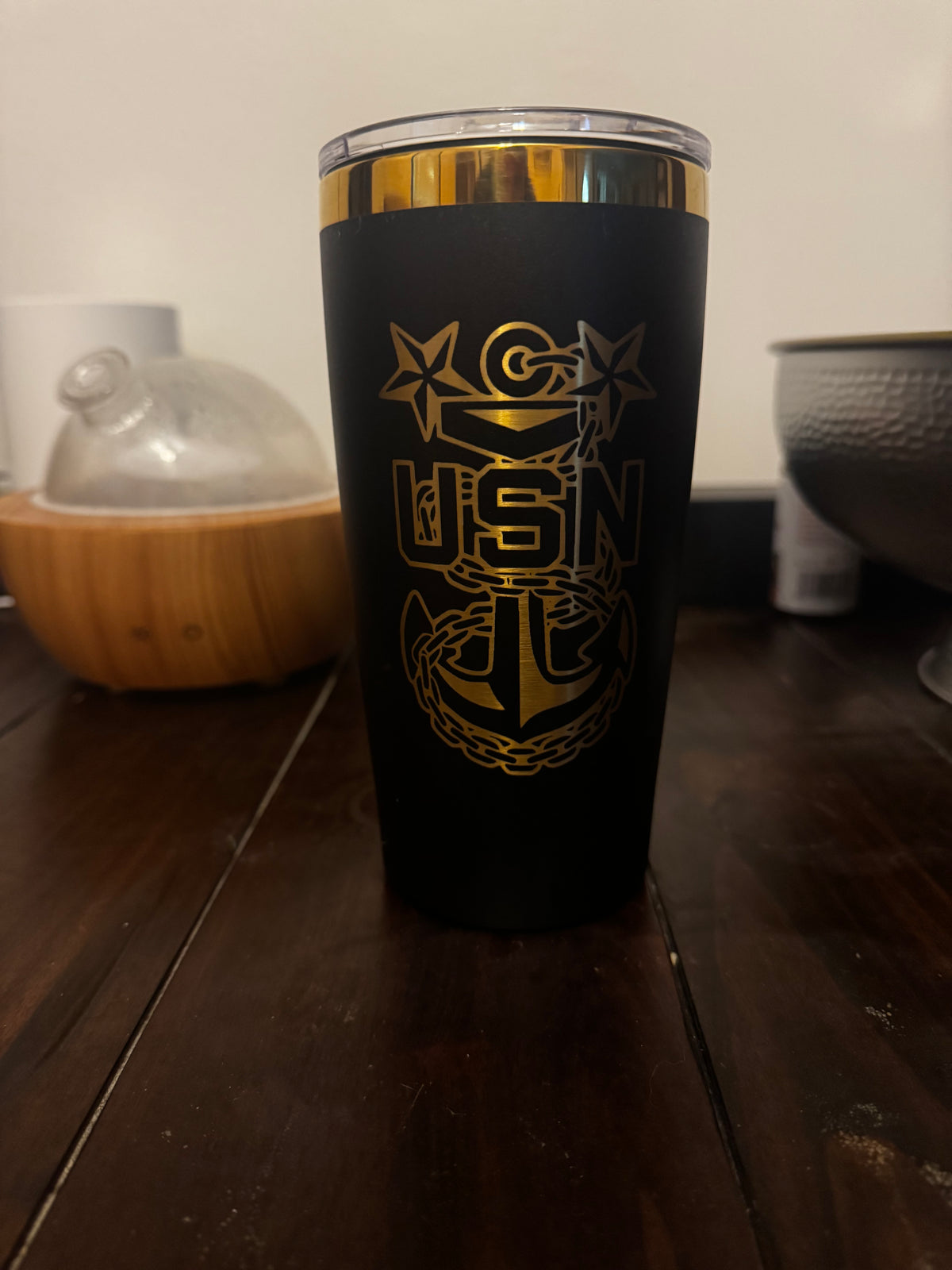 20 Ounce Tumbler Gold Engraved|$29.99|Free Shipping