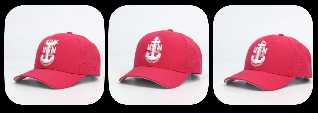No.108 ***PRE-ORDER*** available 01OCT26 for delivery|Premium Pink CPO|SCPO|MCPO|white Embroidery| Laser Vented Snapback|$34.99| Free Shipping