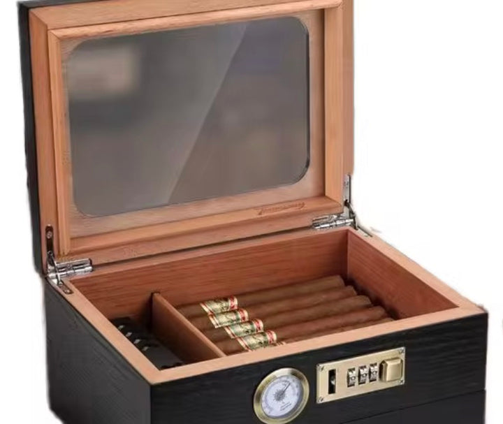 Handcrafted Wooden Cigar Humidor | Spanish Cedar | Engraved - $124.99 | Free Shipping