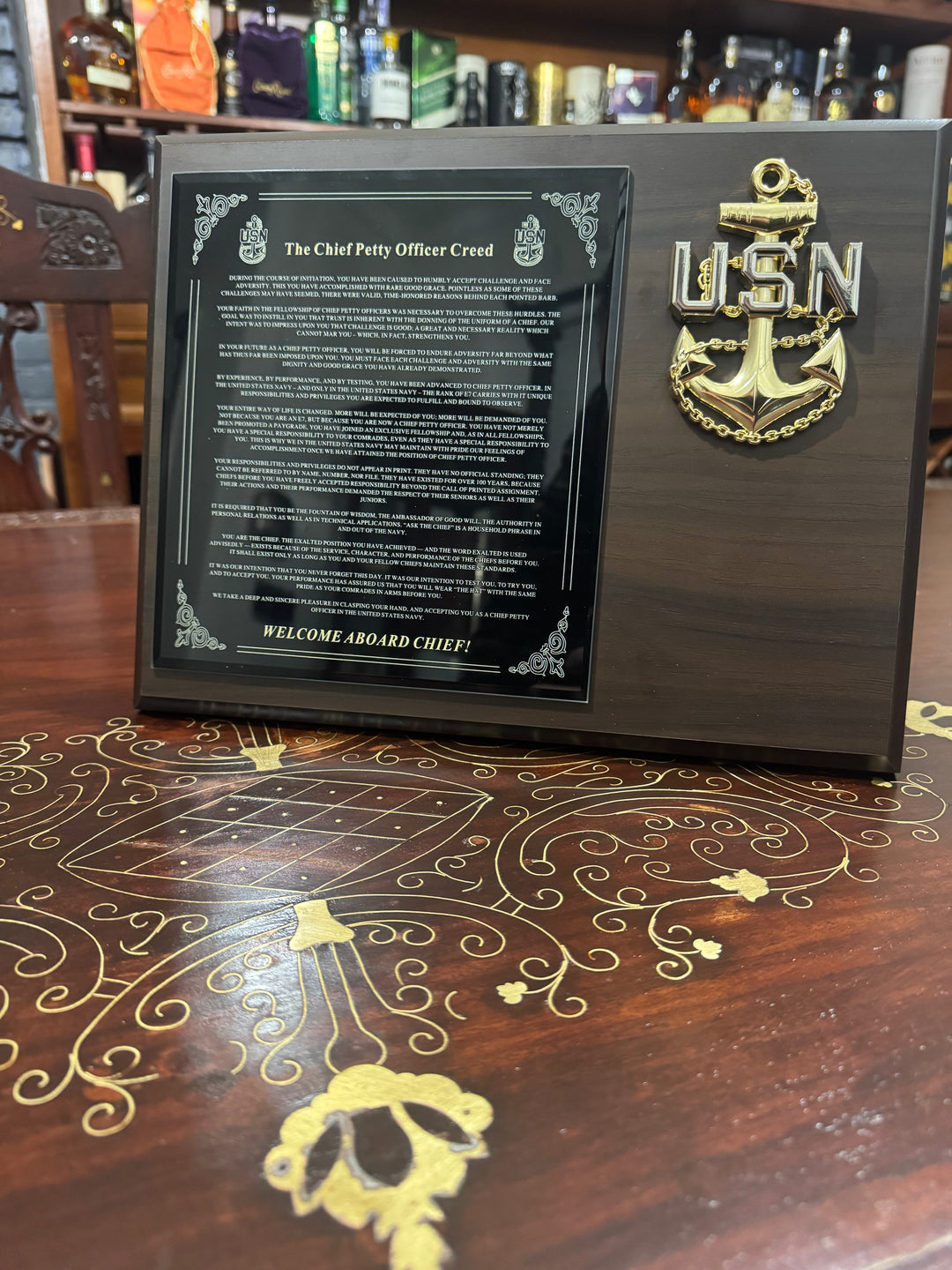 2026 Edition- Modern Anchor - WELCOME TO THE MESS - Bundle (Acceptance Plaque + Card) - $75.00 + Free Shipping