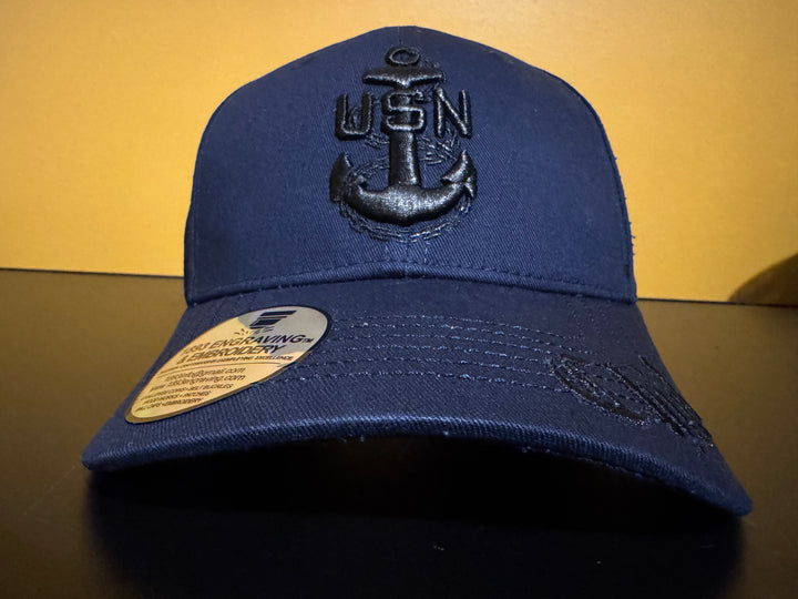 No. 55 Premium Chief Snap-back Ball Cap - Blue $29.99