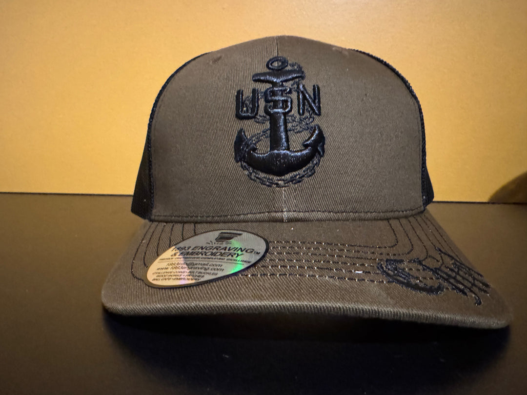 No. 59 Premium Chief Adjustable Snapback Ball Cap (Trucker) - Green w/ Black Mesh $29.99