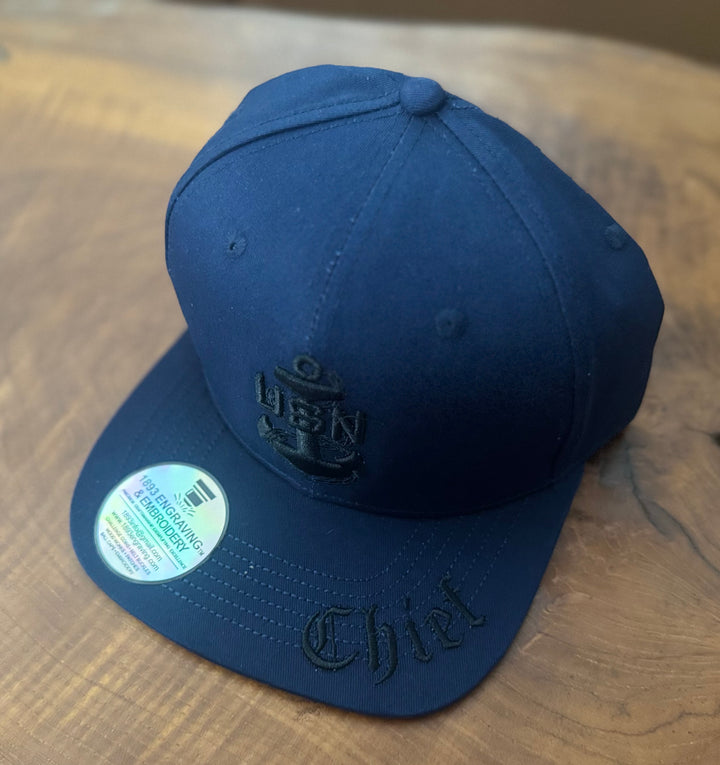 No. 55 Premium Chief Snap-back Ball Cap - Blue $29.99