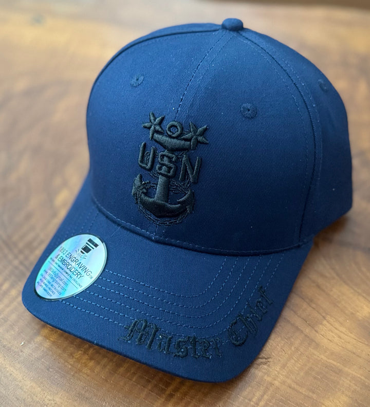 No. 65 Premium Master Chief Velcro Back Ball Cap (Dark Navy Blue) $29.99+ Free Shipping