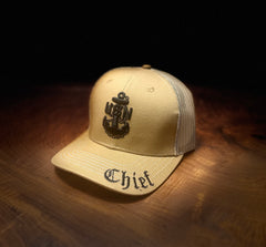 No.67 Premium CPO | SCPO | MCPO Trucker Snapback Cap | Brown & Tan Mesh | $29.99 | Free Shipping