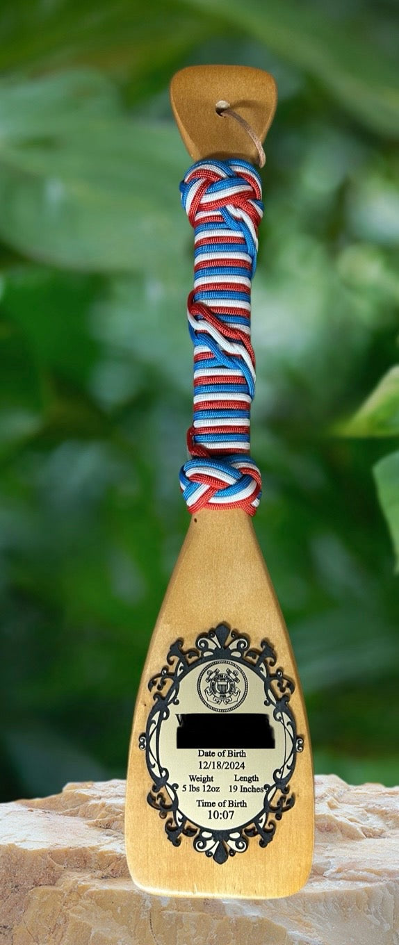 Wooden Paddle – Hand-Finished with Custom Engraving Option