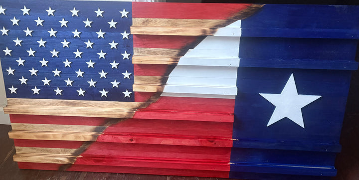 36"x19" Dual Flag Coin Rack
