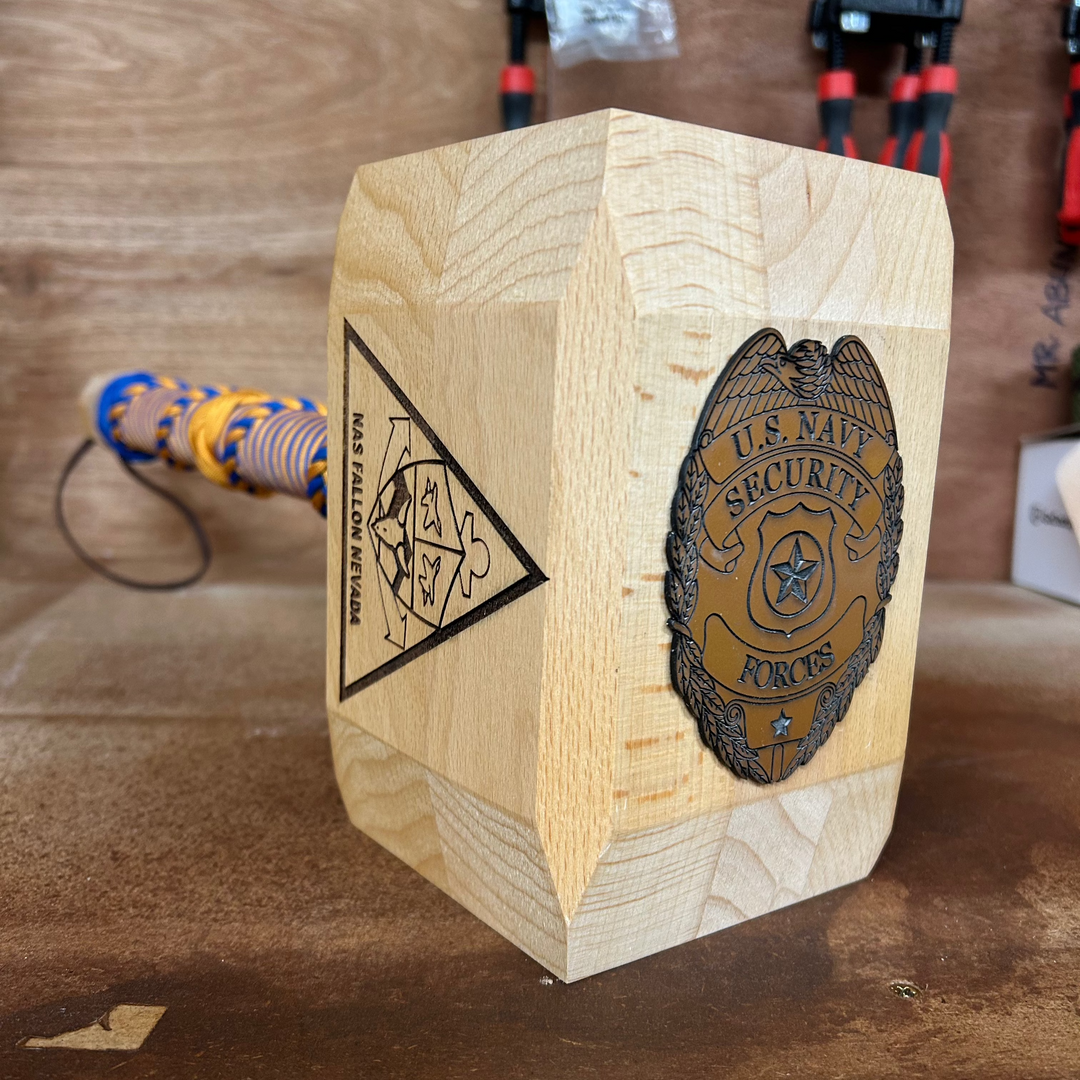 Handcrafted Wooden Hammer- With Custom Engraving Option