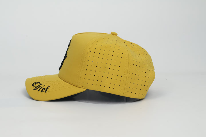 No.77 Premium Chief Heritage Anchor Snapback Ballcap with Embroidered Brim (Yellow) $34.99+ Free Shipping