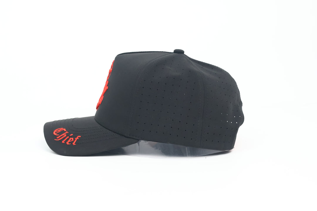No.28 Premium Chief Heritage Anchor Snapback Vented Cap with Embroidered Brim (Black) $34.99+ Free Shipping