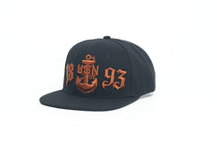 No.93 Premium 1893 Chief Flat Bill Cap | Black, Brown, Gray & Beige | Adjustable Buckle | $34.99 | Free Shipping