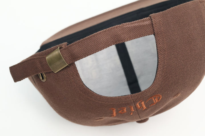 No.90 Premium 1893 Chief Flat Bill Ballcap W/ Adjustable Buckle (Brown) $34.99+ Free Shipping