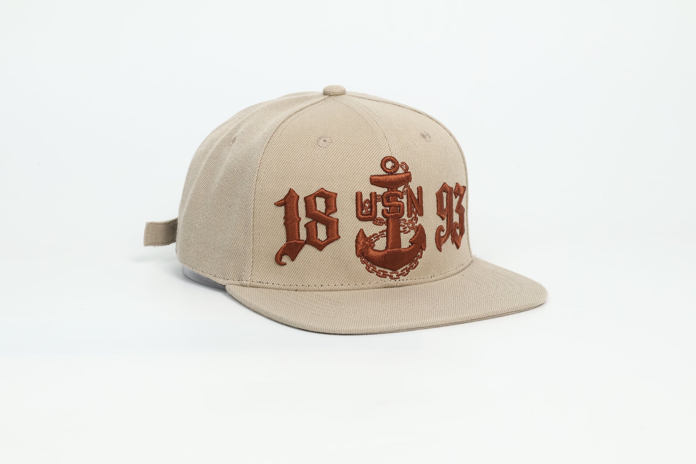 No.93 Premium 1893 Chief Flat Bill Cap | Black, Brown, Gray & Beige | Adjustable Buckle | $34.99 | Free Shipping