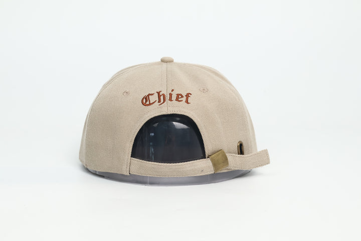 No.91 Premium 1893 Chief Flat Bill Ballcap W/ Adjustable Buckle (Khaki) $34.99+ Free Shipping
