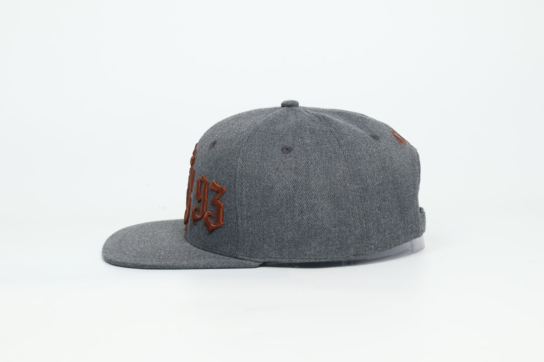 No.92 Premium 1893 Chief Flat Bill Ballcap W/ Adjustable Buckle (Grey) $34.99+ Free Shipping