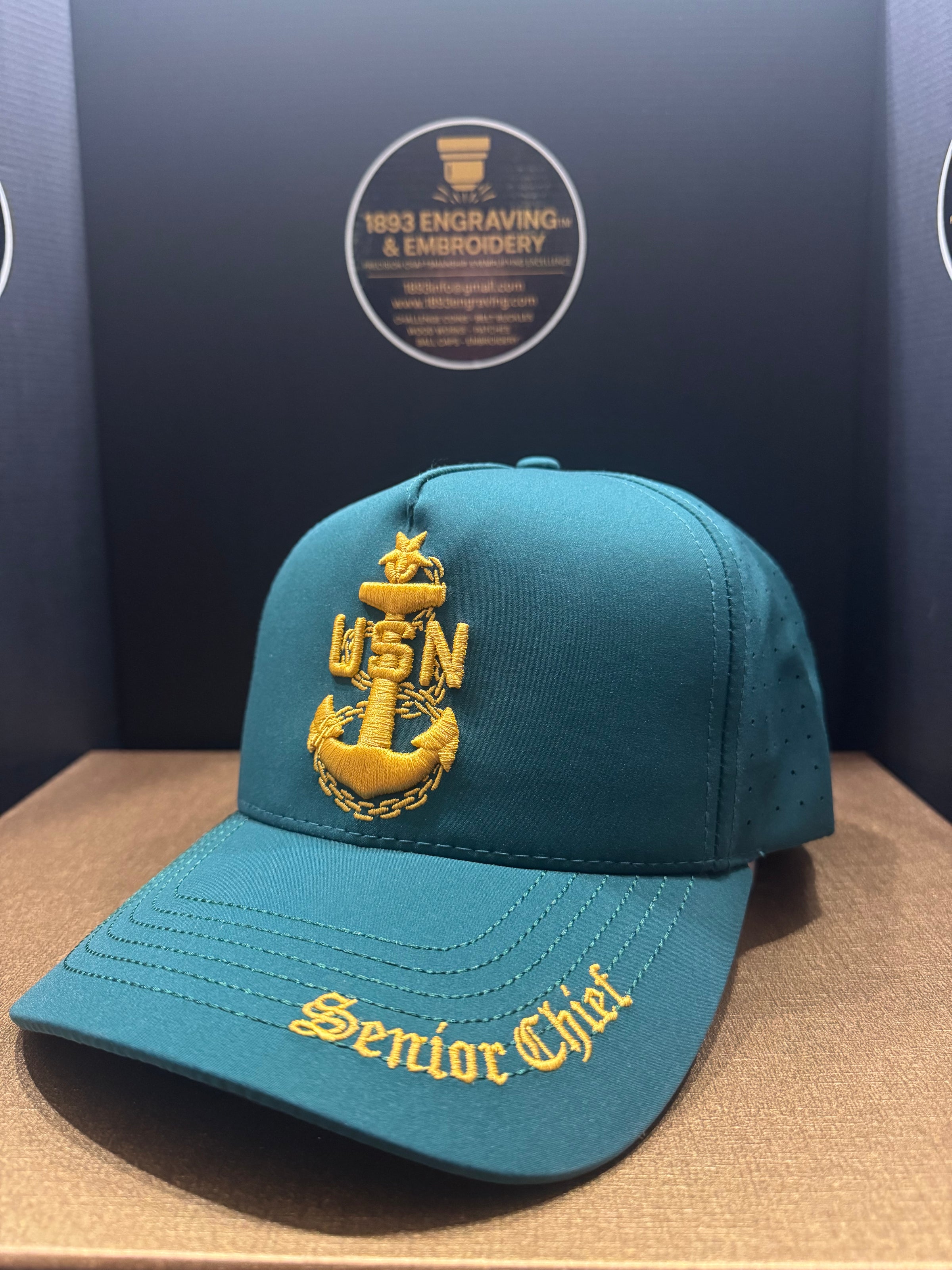 No.30 Premium Green CPO | SCPO | MCPO | Gold Embroidery Snapback | $34.99 | Free Shipping