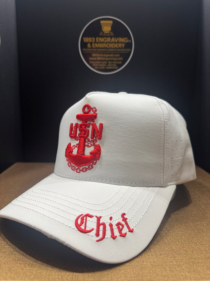 No.762 Premium Mid-Profile Chief Anchor Snapback Vented | Everyday Cap | Embroidered Brim THE 360 SPECIAL package $199.99 | Free Shipping