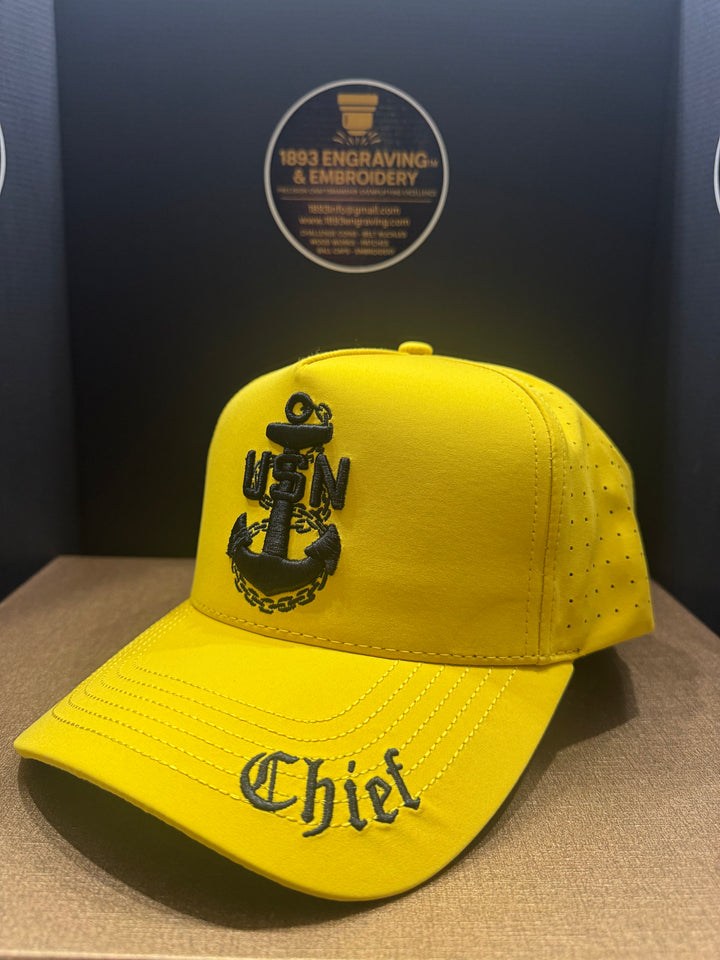 No.762 Premium Mid-Profile Chief Anchor Snapback Vented | Everyday Cap | Embroidered Brim THE 360 SPECIAL package $199.99 | Free Shipping