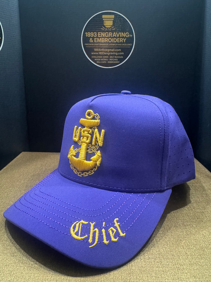 No.762 Premium Mid-Profile Chief Anchor Snapback Vented | Everyday Cap | Embroidered Brim THE 360 SPECIAL package $199.99 | Free Shipping