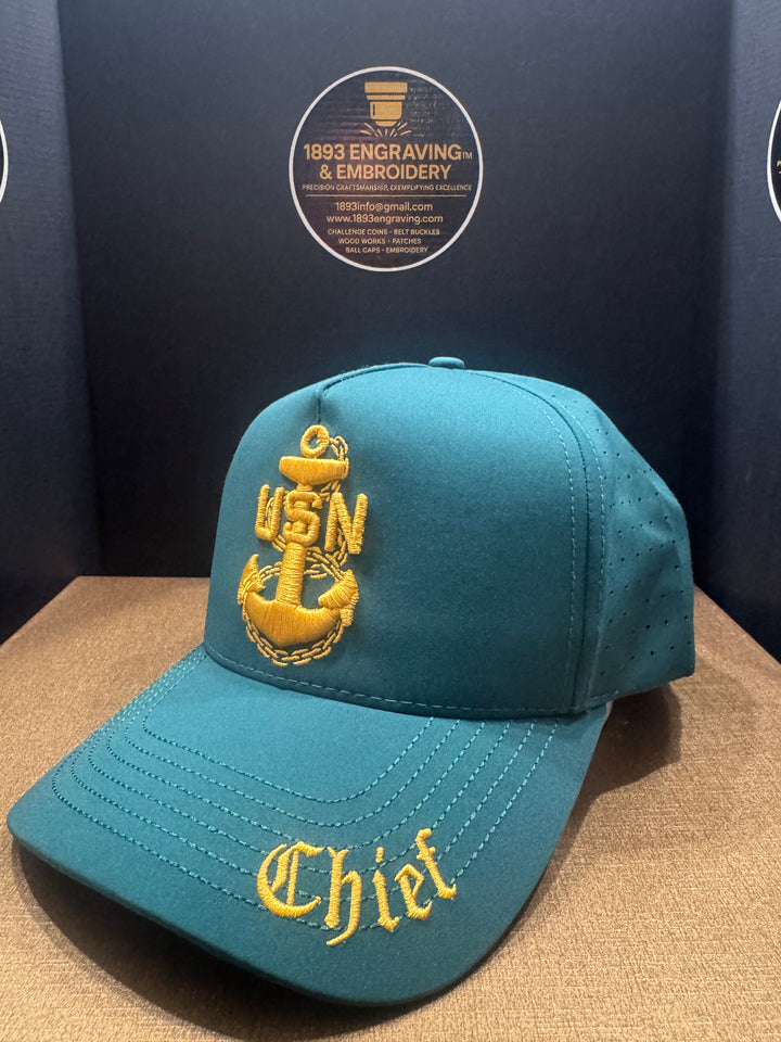 No.762 Premium Mid-Profile Chief Anchor Snapback Vented | Everyday Cap | Embroidered Brim THE 360 SPECIAL package $199.99 | Free Shipping