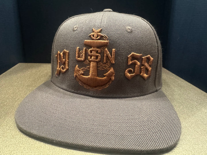 No. 95 Premium 1958 Senior Chief Flat Bill Ballcap W/ Adjustable Buckle (Brown) $34.99+ Free Shipping