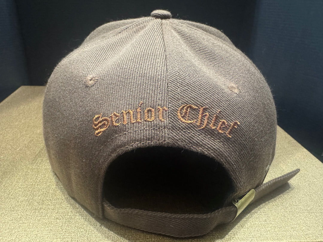 No. 95 Premium 1958 Senior Chief Flat Bill Ballcap W/ Adjustable Buckle (Brown) $34.99+ Free Shipping