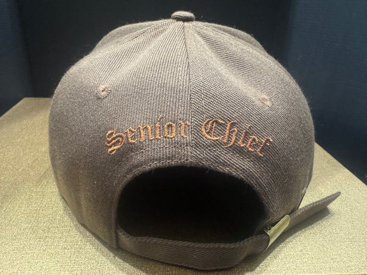 No. 95 Premium 1958 Senior Chief Flat Bill Ballcap W/ Adjustable Buckle (Brown) $34.99+ Free Shipping