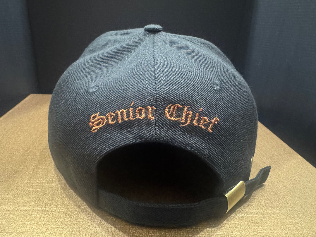 No.49 Premium 1958 Senior Chief Flat Bill Ballcap W/ Adjustable Buckle (Black) $34.99+ Free Shipping