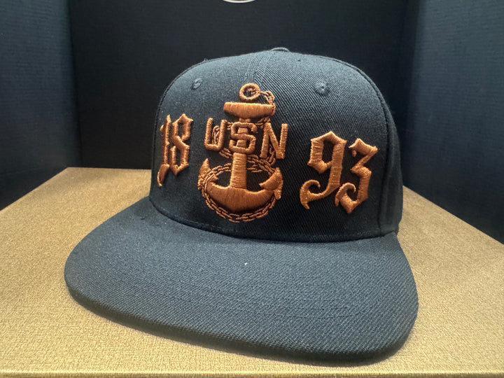 No.552 Premium 1893 Chief Anchor Flat Bill Ballcap With Adjustable Buckle | $124.99 | Free Shipping