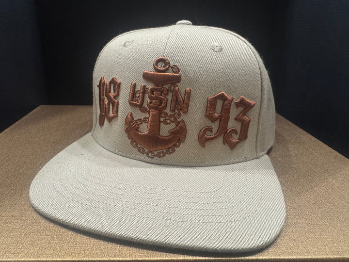 No.552 Premium 1893 Chief Anchor Flat Bill Ballcap With Adjustable Buckle | $124.99 | Free Shipping