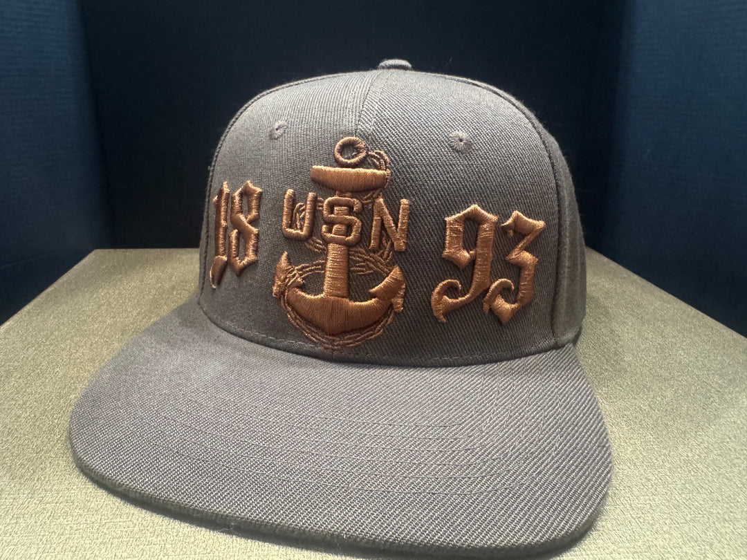 No.552 Premium 1893 Chief Anchor Flat Bill Ballcap With Adjustable Buckle | $124.99 | Free Shipping