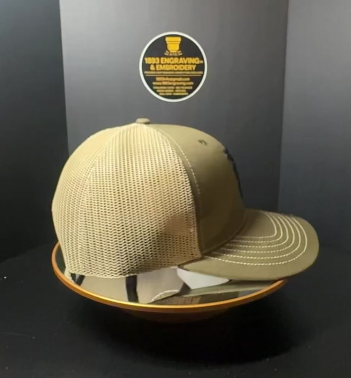 No. 66 Premium Master Chief Snapback Ball Cap (Trucker) OD Green with Tan Mesh $29.99+ Free Shipping