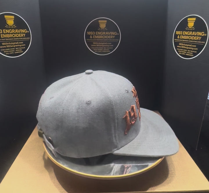 No.46 Premium 1958 Master Chief Flat Bill Ballcap W/ Adjustable Buckle (Grey) $34.99+ Free Shipping
