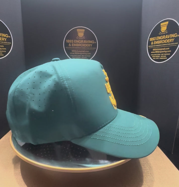 No.31 Premium Mid-Profile Senior Chief Anchor Snapback Vented | Everyday Cap | Embroidered Brim (Green) $34.99 | Free Shipping