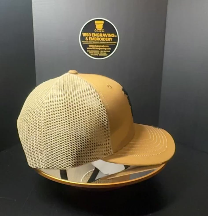No. 67 Premium Master Chief Snapback Ball Cap (Trucker) Brown with Tan Mesh $29.99+ Free Shipping