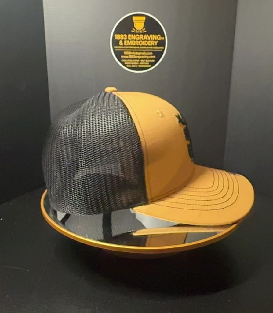 No. 68 Premium Master Chief Snapback Ball Cap (Trucker) Brown with Black Mesh $29.99+ Free Shipping